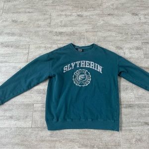 Slytherin Academic Green Embroidered Harry Potter Brand Sweatshirt